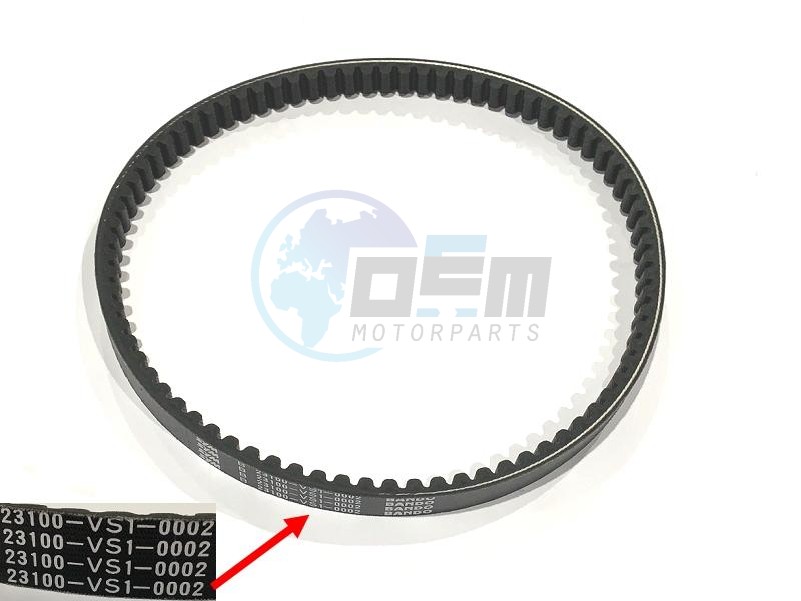 Product image: Sym - 1B01VS101 - DRIVE BELT  1