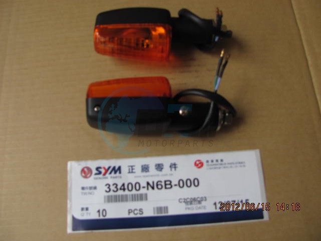 Product image: Sym - 33400-N6B-000 - R. FR. WINKER ASS'Y  0