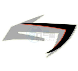 Product image: Aprilia - 859864 - .RH STICKER 