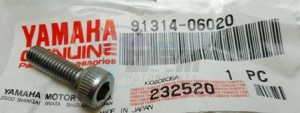 Product image: Yamaha - 913140602000 - BOLT, SOCKET HEAD  