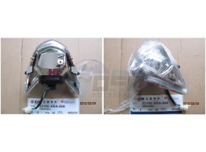 Product image: Sym - 33100-XRA-000 - HEAD LIGHT ASSY 