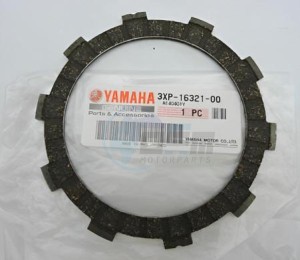 Product image: Yamaha - 3XP163210000 - PLATE, FRICTION 