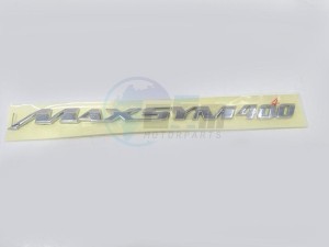 Product image: Sym - 87127-L5B-000 - L. BODY COVER EMBLEM(MAXSYM 400) 