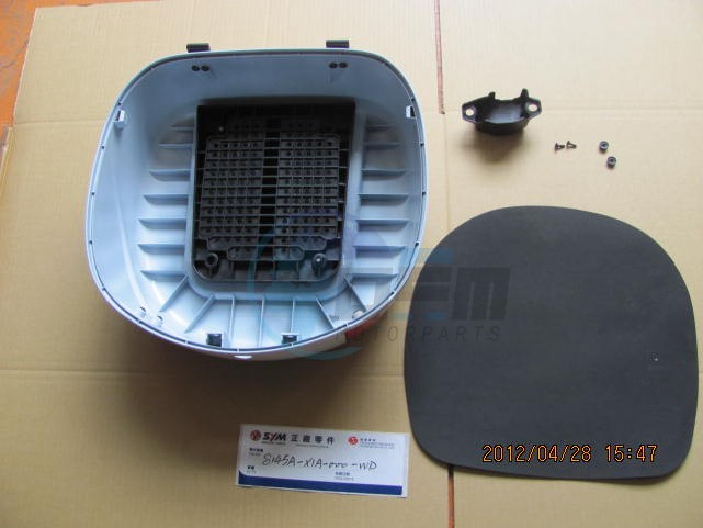 Product image: Sym - 8145A-X1A-000-WD - TRUNK BOX CASE ASSY.WH8018P  0