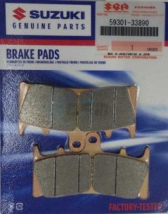 Product image: Suzuki - 59301-33890 - Pad set 