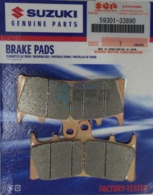 Product image: Suzuki - 59301-33890 - Pad set  0