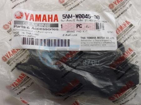 Product image: Yamaha - 5NMW00450000 - BRAKE PAD KIT  0