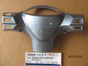 Product image: Sym - 53206-XFA-000-BV - RR. HANDLE COVER BU-535S 