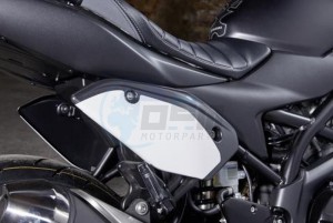 Product image: Suzuki - 99000-990U0-003 - Nummernschild weiß unter Sitz SV650 