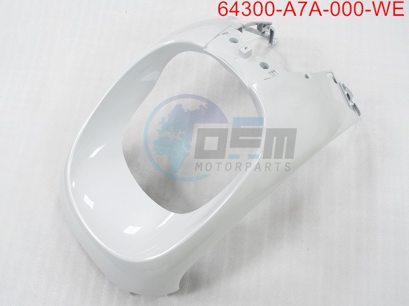 Product image: Sym - 64300-A7A-000-WE - FR. SPOILER(WH-005C)  0