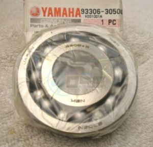 Product image: Yamaha - 933063050400 - BRG,R-B 6305 62MM 225G NK 