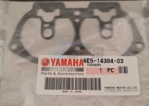 Product image: Yamaha - 6E5143840300 - GASKET, FLOAT CHAMBER 