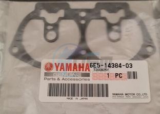 Product image: Yamaha - 6E5143840300 - GASKET, FLOAT CHAMBER  0