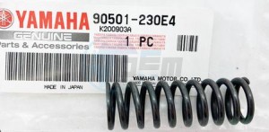 Product image: Yamaha - 90501230E400 - SPRING, COMPRESSION  